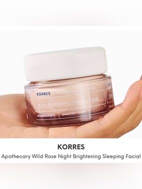Korres Pink Jar Night-Brightening Sleeping Facial